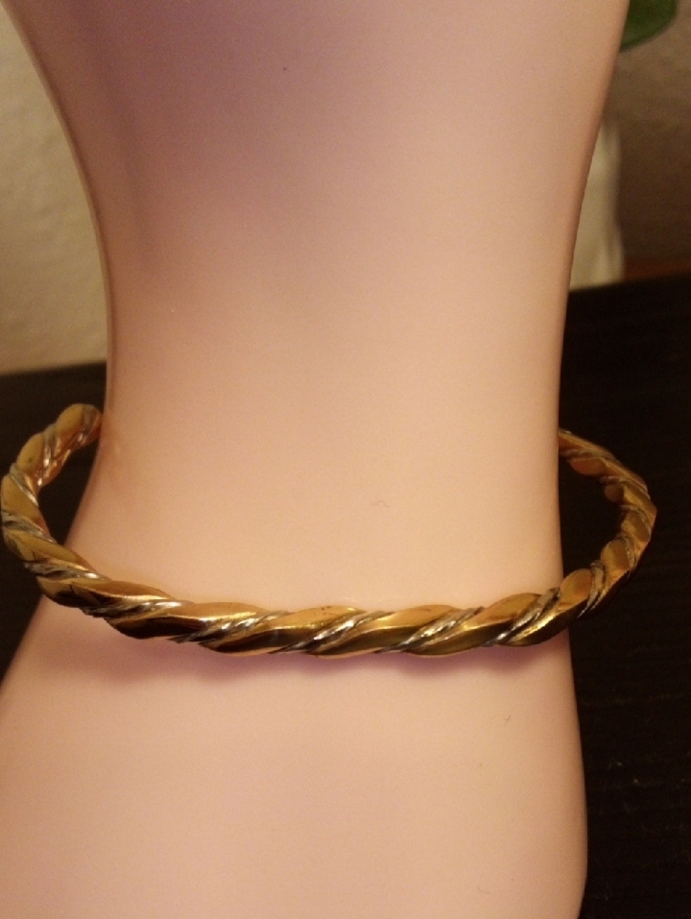 Gold-Tone Twisted Bangle Bracelet - Women Jewelry